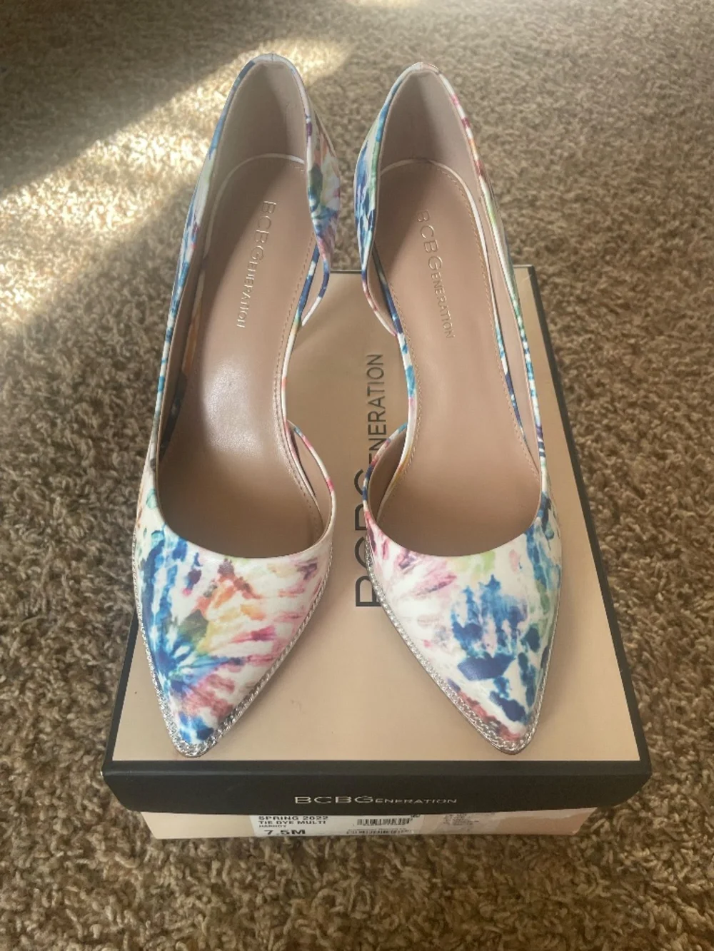 BCBG Tie-dye Pumps